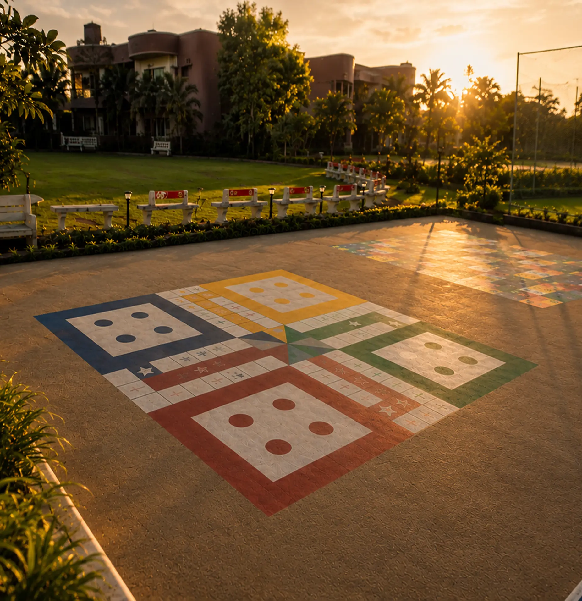 Outdoor Snake & Ladders